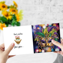 Load image into Gallery viewer, 6Pcs Butterfly DIY Diamond Painting Card Diamond Daily Wish Card for Adults Kids
