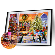 Load image into Gallery viewer, Diamond Painting - Full Square - Penguin Christmas (40*30CM)
