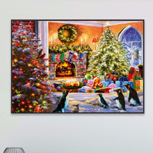 Load image into Gallery viewer, Diamond Painting - Full Square - Penguin Christmas (40*30CM)
