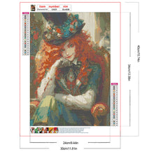 Load image into Gallery viewer, Diamond Painting - Full Round - Alice in Wonderland girl (30*40CM)
