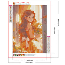 Load image into Gallery viewer, Diamond Painting - Full Round - Cartoon anime girl (30*40CM)
