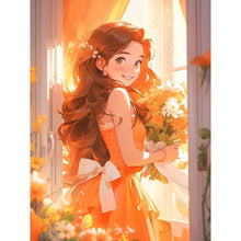 Load image into Gallery viewer, Diamond Painting - Full Round - Cartoon anime girl (30*40CM)
