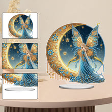 Load image into Gallery viewer, Acrylic Special Shape Moonlight Goddess Table Top Diamond Painting Ornament Kits
