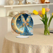 Load image into Gallery viewer, Acrylic Special Shape Moonlight Goddess Table Top Diamond Painting Ornament Kits
