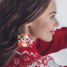 Load image into Gallery viewer, 6 Pairs Double Sided Christmas Owl Diamond Painting Earrings for Women Girls
