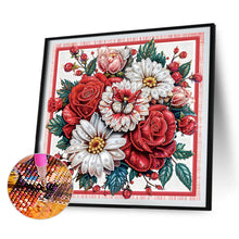 Load image into Gallery viewer, 4Pcs Partial Special Diamond Painting Set - Red fruit and red flower (30*30CM)
