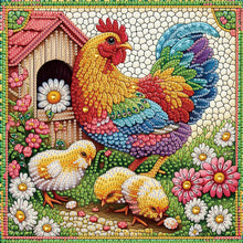 Load image into Gallery viewer, 4Pcs Partial Special Diamond Painting Set - Chicken (30*30CM)
