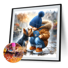 Load image into Gallery viewer, Diamond Painting - Full Round - Child and puppy (40*40CM)
