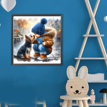 Load image into Gallery viewer, Diamond Painting - Full Round - Child and puppy (40*40CM)
