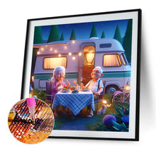 Load image into Gallery viewer, Diamond Painting - Full Round - Camping car (40*40CM)
