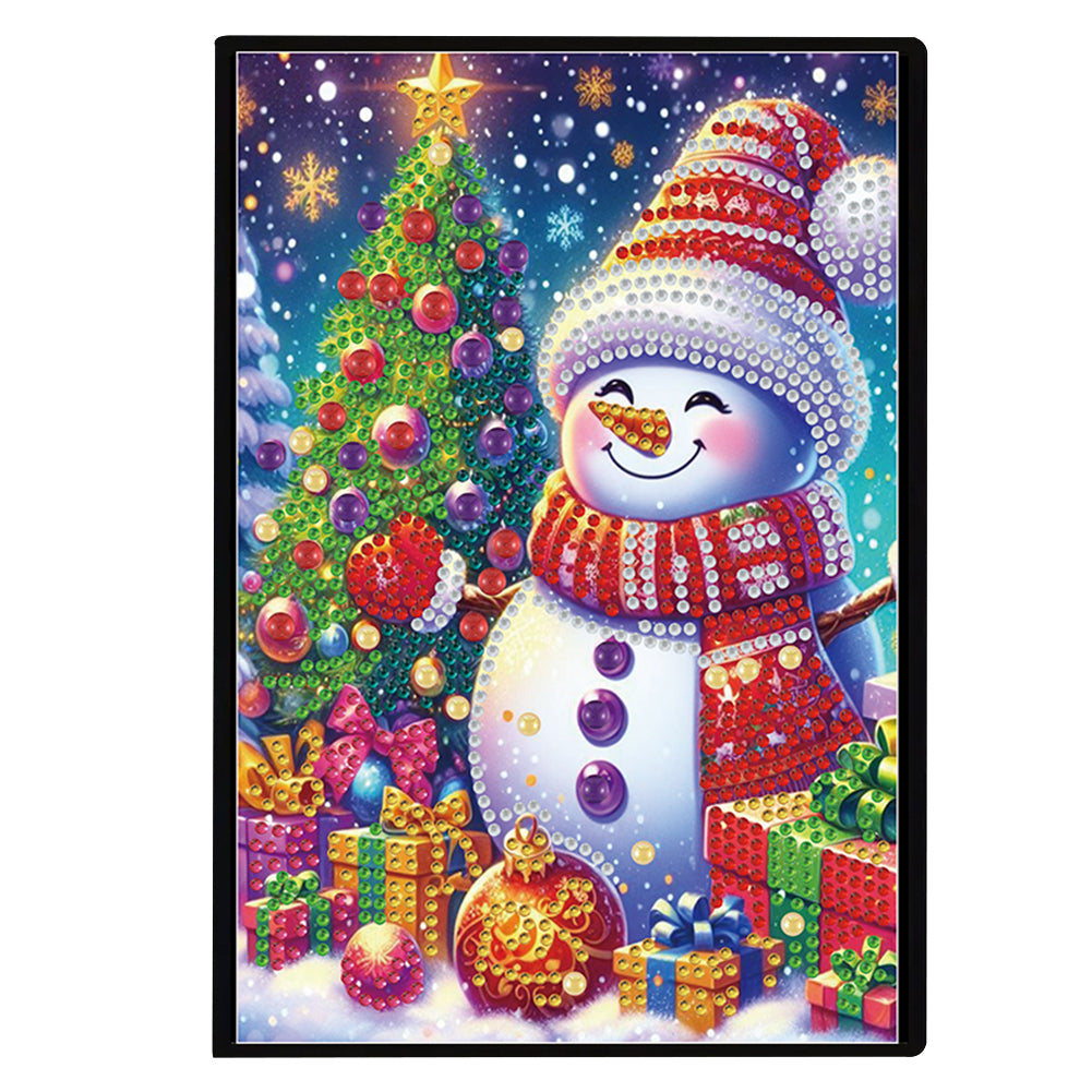 Christmas 5D Diamond Painting Notebook Diamond Art Diary Book for Adults Kids