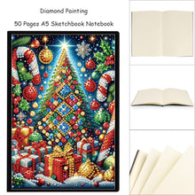 Load image into Gallery viewer, Christmas 5D Diamond Painting Notebook Diamond Art Diary Book for Adults Kids
