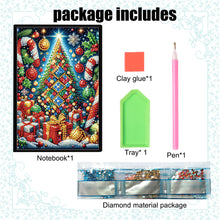 Load image into Gallery viewer, Christmas 5D Diamond Painting Notebook Diamond Art Diary Book for Adults Kids
