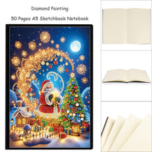 Load image into Gallery viewer, Christmas 5D Diamond Painting Notebook Diamond Art Diary Book for Adults Kids
