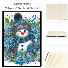 Load image into Gallery viewer, Christmas 5D Diamond Painting Notebook Diamond Art Diary Book for Adults Kids
