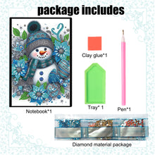 Load image into Gallery viewer, Christmas 5D Diamond Painting Notebook Diamond Art Diary Book for Adults Kids
