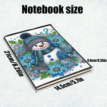 Load image into Gallery viewer, Christmas 5D Diamond Painting Notebook Diamond Art Diary Book for Adults Kids
