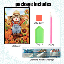 Load image into Gallery viewer, Christmas 5D Diamond Painting Notebook Diamond Art Diary Book for Adults Kids
