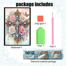 Load image into Gallery viewer, Christmas 5D Diamond Painting Notebook Diamond Art Diary Book for Adults Kids
