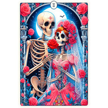 Load image into Gallery viewer, Diamond Painting - Full Round - Skull Tarot (40*60CM)
