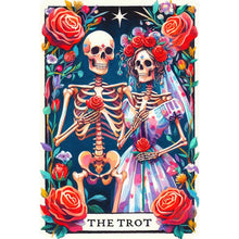 Load image into Gallery viewer, Diamond Painting - Full Round - Skull Tarot (40*60CM)
