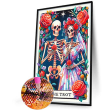 Load image into Gallery viewer, Diamond Painting - Full Round - Skull Tarot (40*60CM)
