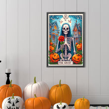 Load image into Gallery viewer, Diamond Painting - Full Round - Skull Pumpkin Tarot (40*60CM)
