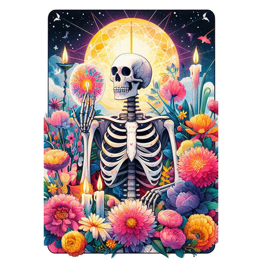 Diamond Painting - Full Round - Skull and Flower Tarot (40*60CM)