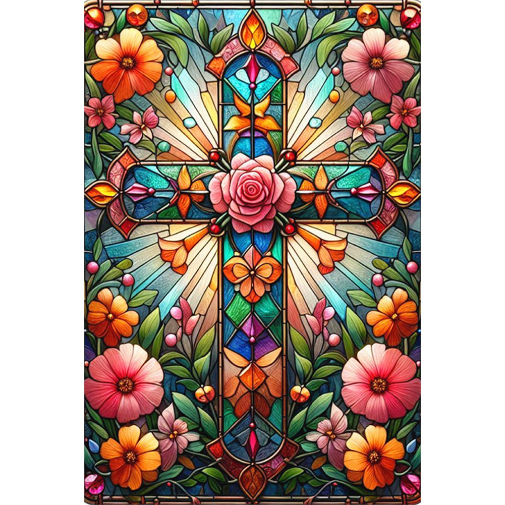 Diamond Painting - Full Round - Skull Cross Tarot (40*60CM)