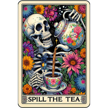 Load image into Gallery viewer, Diamond Painting - Full Round - Skull Drinking Tea Tarot (40*60CM)
