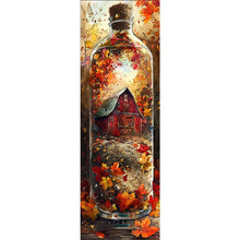 Load image into Gallery viewer, AB Diamond Painting - Full Round - Autumn barn glass bottle (30*90CM)
