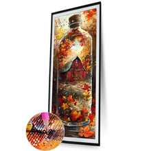 Load image into Gallery viewer, AB Diamond Painting - Full Round - Autumn barn glass bottle (30*90CM)
