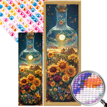 Load image into Gallery viewer, AB Diamond Painting - Full Round - Farm sunflower glass bottle (30*90CM)
