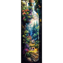 Load image into Gallery viewer, AB Diamond Painting - Full Round - Pasture landscape glass bottle (30*90CM)
