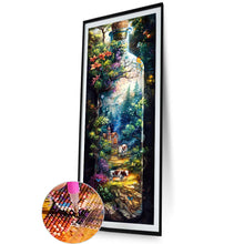 Load image into Gallery viewer, AB Diamond Painting - Full Round - Pasture landscape glass bottle (30*90CM)
