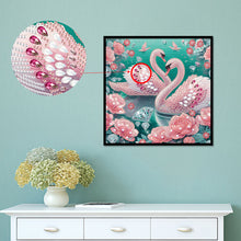 Load image into Gallery viewer, Diamond Painting - Partial Special Shaped - Swan (30*30CM)
