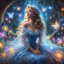 Load image into Gallery viewer, AB Diamond Painting - Full Round - Cinderella in the woods (40*40CM)
