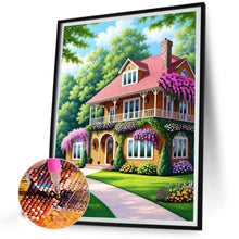 Load image into Gallery viewer, AB Diamond Painting - Full Round - Sunny small house (40*55CM)
