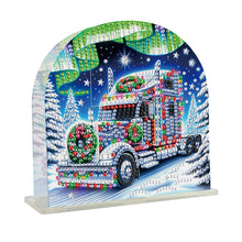 Load image into Gallery viewer, Christmas Acrylic DIY 5D Diamond Art Painting Napkin Holder Set Home Table Decor
