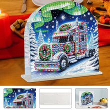Load image into Gallery viewer, Christmas Acrylic DIY 5D Diamond Art Painting Napkin Holder Set Home Table Decor
