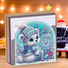Load image into Gallery viewer, Christmas Acrylic DIY 5D Diamond Art Painting Napkin Holder Set Home Table Decor
