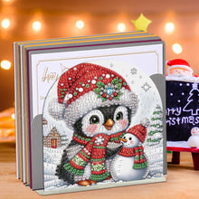 Load image into Gallery viewer, Christmas Acrylic DIY 5D Diamond Art Painting Napkin Holder Set Home Table Decor
