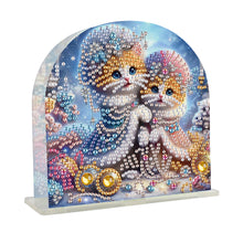 Load image into Gallery viewer, Christmas Acrylic DIY 5D Diamond Art Painting Napkin Holder Set Home Table Decor
