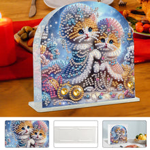 Load image into Gallery viewer, Christmas Acrylic DIY 5D Diamond Art Painting Napkin Holder Set Home Table Decor
