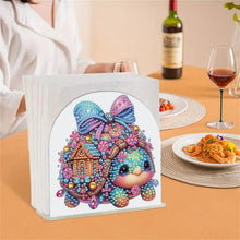 Load image into Gallery viewer, Christmas Acrylic DIY 5D Diamond Art Painting Napkin Holder Set Home Table Decor
