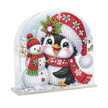Load image into Gallery viewer, Christmas Acrylic DIY 5D Diamond Art Painting Napkin Holder Set Home Table Decor
