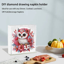 Load image into Gallery viewer, Christmas Acrylic DIY 5D Diamond Art Painting Napkin Holder Set Home Table Decor
