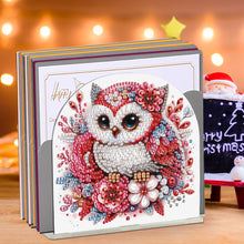 Load image into Gallery viewer, Christmas Acrylic DIY 5D Diamond Art Painting Napkin Holder Set Home Table Decor
