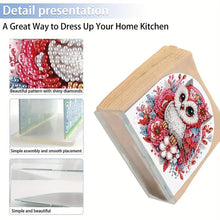 Load image into Gallery viewer, Christmas Acrylic DIY 5D Diamond Art Painting Napkin Holder Set Home Table Decor
