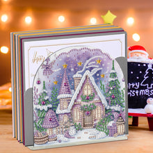 Load image into Gallery viewer, Christmas Acrylic DIY 5D Diamond Art Painting Napkin Holder Set Home Table Decor
